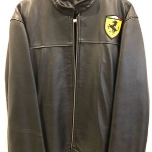 Leather Ferrari jacket